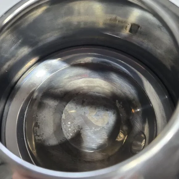 Classic Stainless Steel Whistling Tea Kettle - 2 Quart Stovetop Teapot - Mirror - Picture 9 of 10